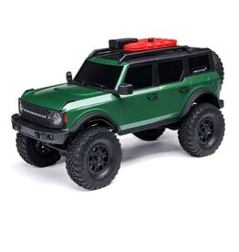 Axial AXI00006V2T5 1/24 SCX24 Ford Bronco 4X4 RTR Brushed Rock Crawler (Battery & Charger Included), Green