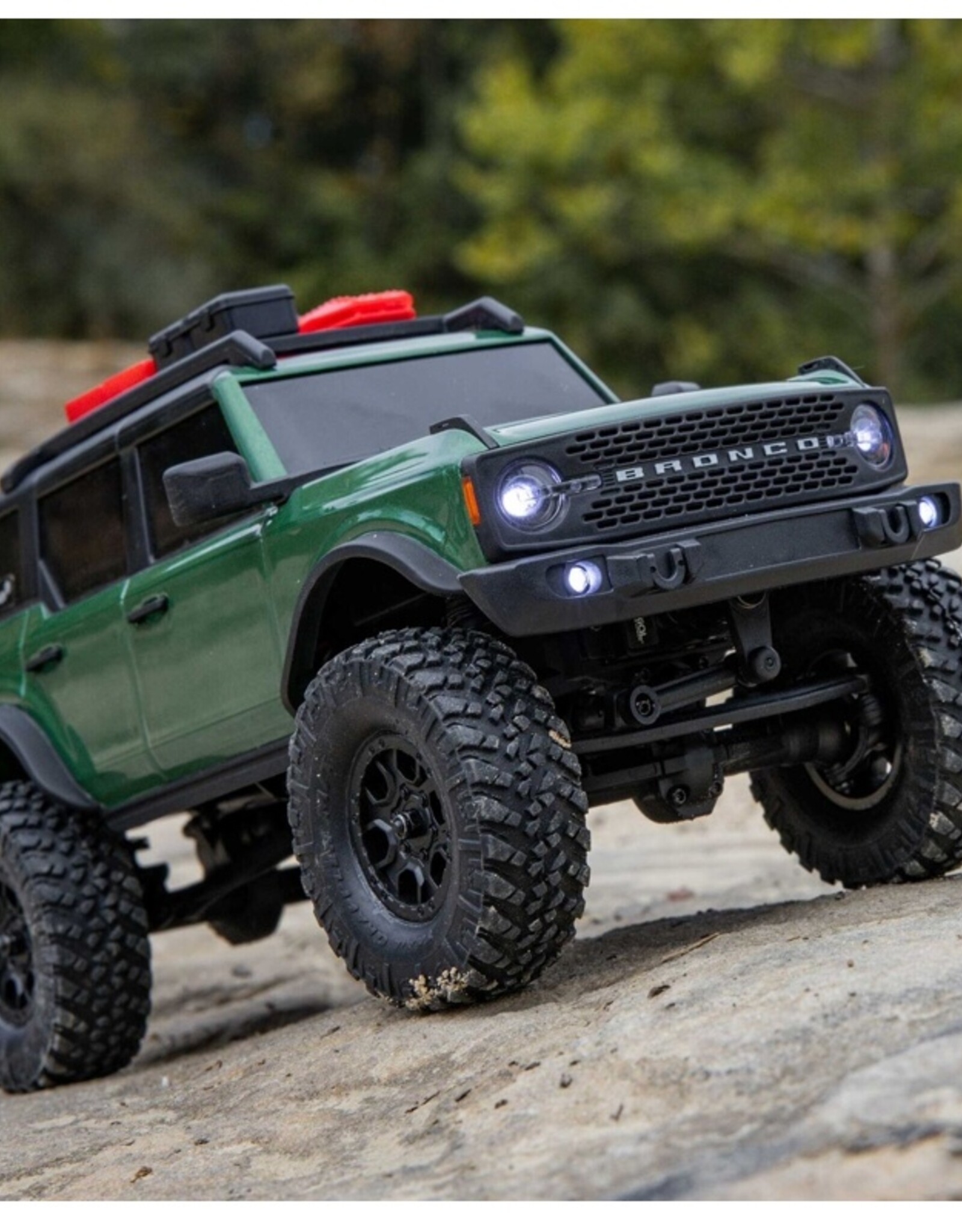 Axial AXI00006V2T5 1/24 SCX24 Ford Bronco 4X4 RTR Brushed Rock Crawler (Battery & Charger Included), Green