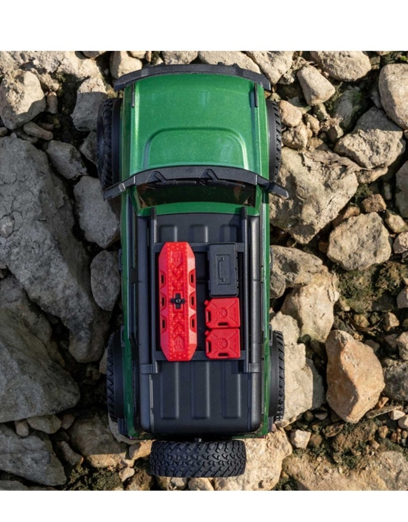 Axial AXI00006V2T5 1/24 SCX24 Ford Bronco 4X4 RTR Brushed Rock Crawler (Battery & Charger Included), Green
