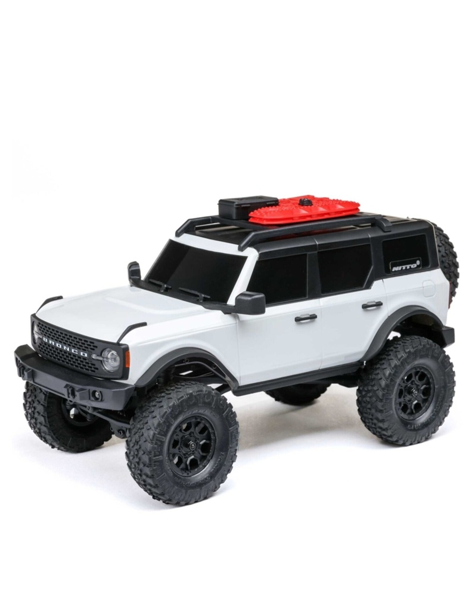 Axial AXI00006V2T4 1/24 SCX24 Ford Bronco 4X4 RTR Brushed Rock Crawler (Battery & Charger Included), White