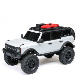 Axial AXI00006V2T4 1/24 SCX24 Ford Bronco 4X4 RTR Brushed Rock Crawler (Battery & Charger Included), White