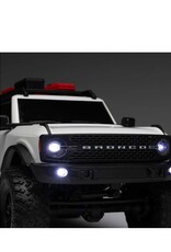 Axial AXI00006V2T4 1/24 SCX24 Ford Bronco 4X4 RTR Brushed Rock Crawler (Battery & Charger Included), White