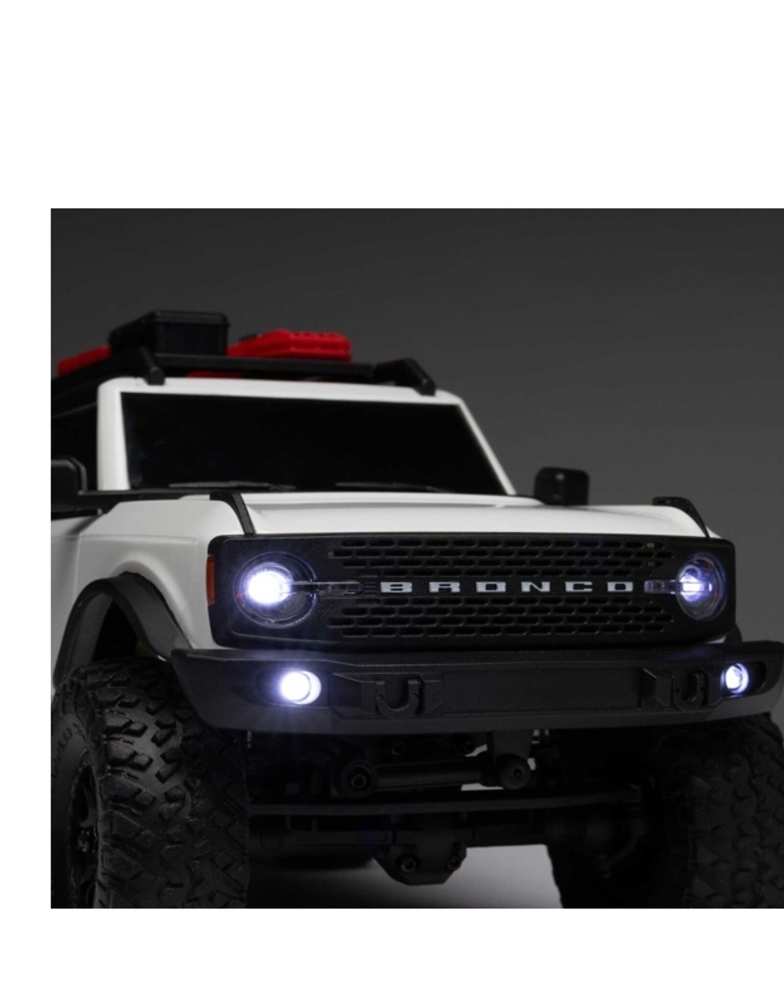 Axial AXI00006V2T4 1/24 SCX24 Ford Bronco 4X4 RTR Brushed Rock Crawler (Battery & Charger Included), White