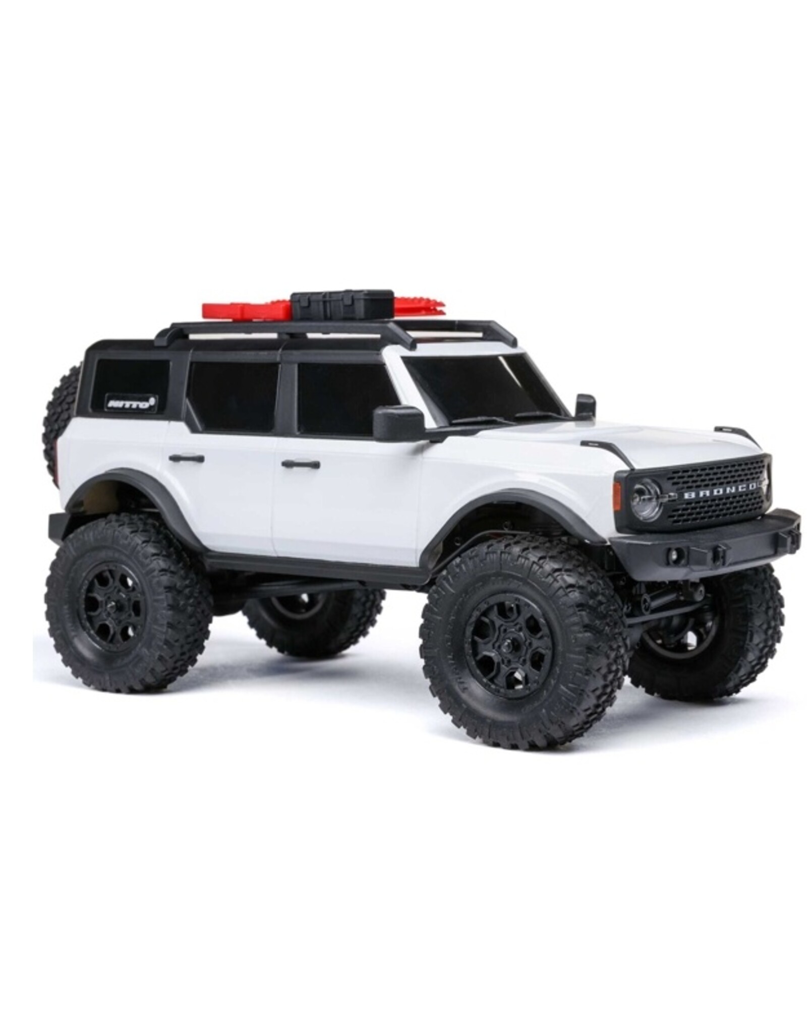 Axial AXI00006V2T4 1/24 SCX24 Ford Bronco 4X4 RTR Brushed Rock Crawler (Battery & Charger Included), White