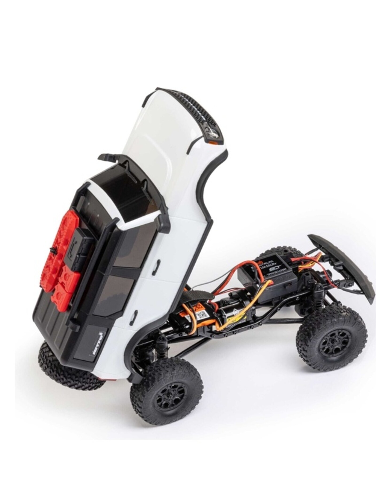 Axial AXI00006V2T4 1/24 SCX24 Ford Bronco 4X4 RTR Brushed Rock Crawler (Battery & Charger Included), White