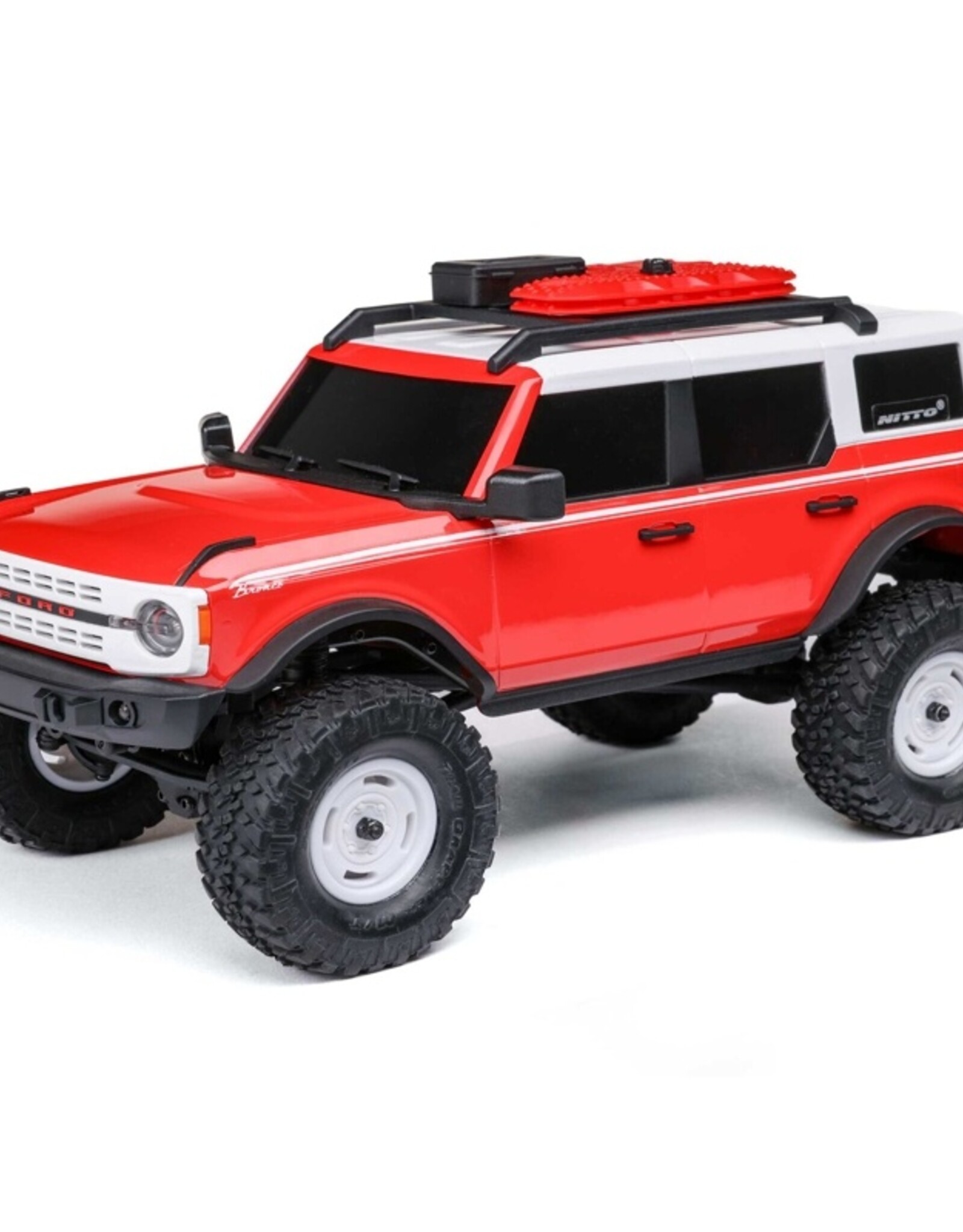 Axial AXI00006V2T6 1/24 SCX24 Ford Bronco Heritage Edition 4X4 RTR Brushed Rock Crawler (Battery & Charger Included), Red