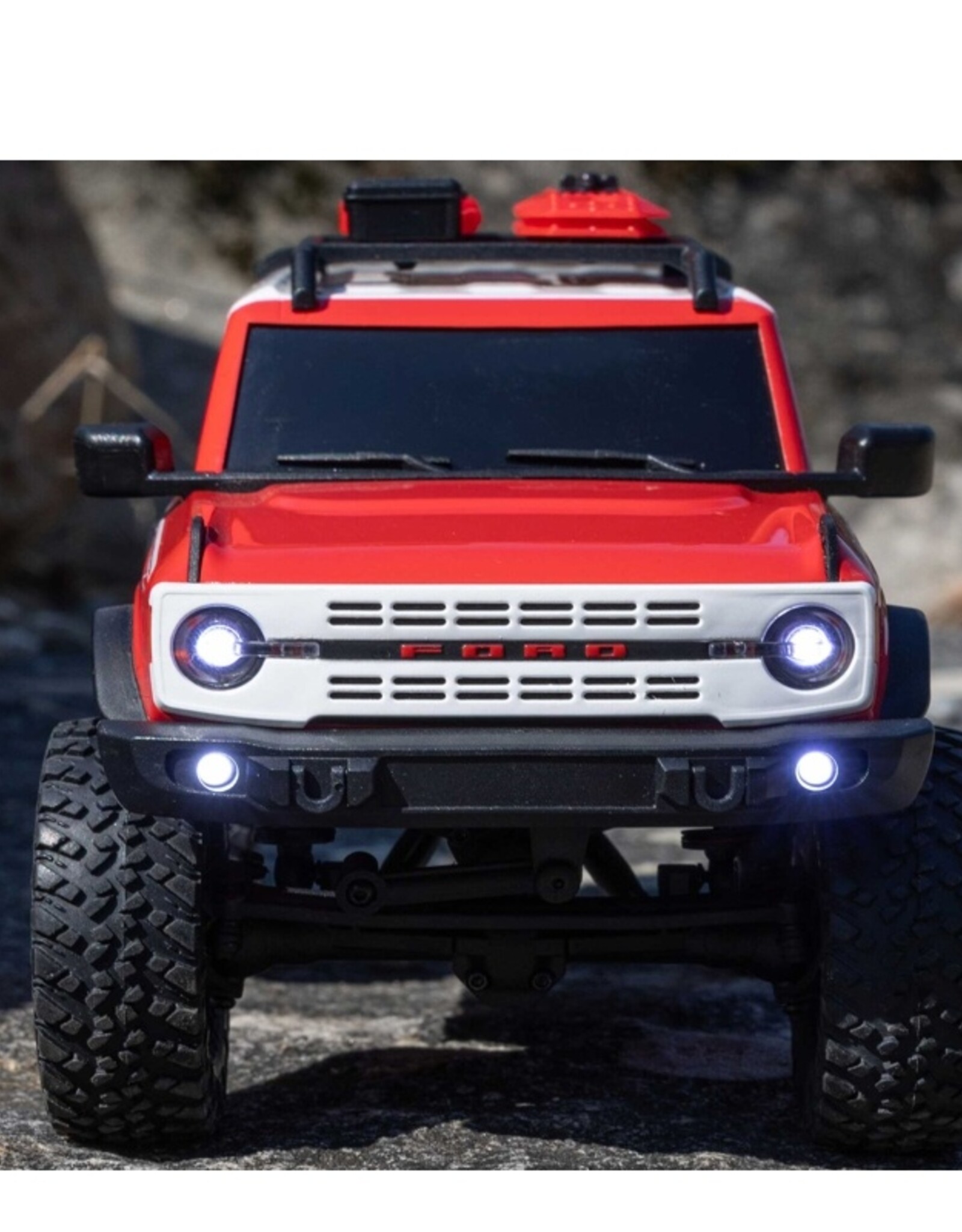 Axial AXI00006V2T6 1/24 SCX24 Ford Bronco Heritage Edition 4X4 RTR Brushed Rock Crawler (Battery & Charger Included), Red