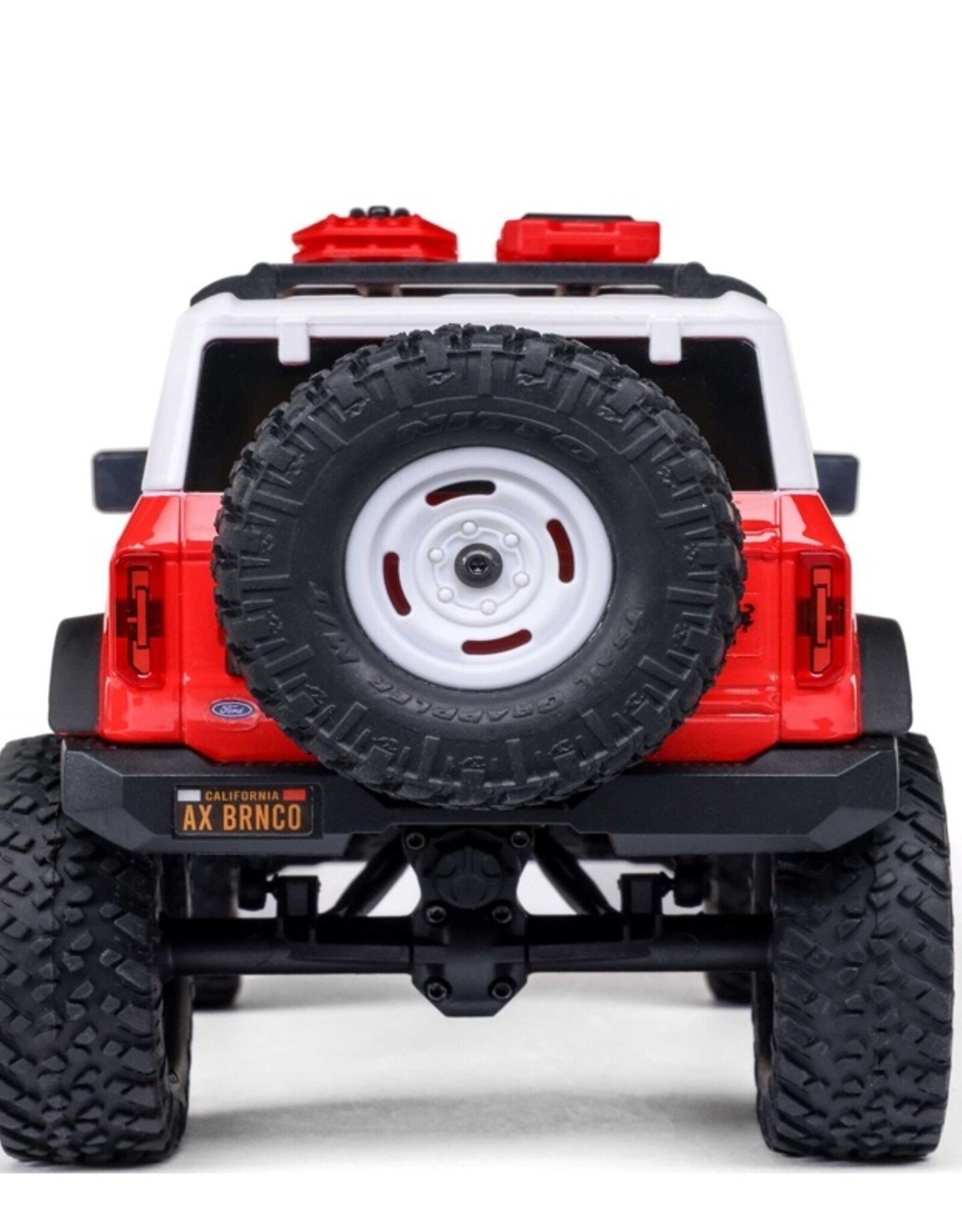 Axial AXI00006V2T6 1/24 SCX24 Ford Bronco Heritage Edition 4X4 RTR Brushed Rock Crawler (Battery & Charger Included), Red