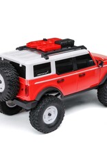 Axial AXI00006V2T6 1/24 SCX24 Ford Bronco Heritage Edition 4X4 RTR Brushed Rock Crawler (Battery & Charger Included), Red