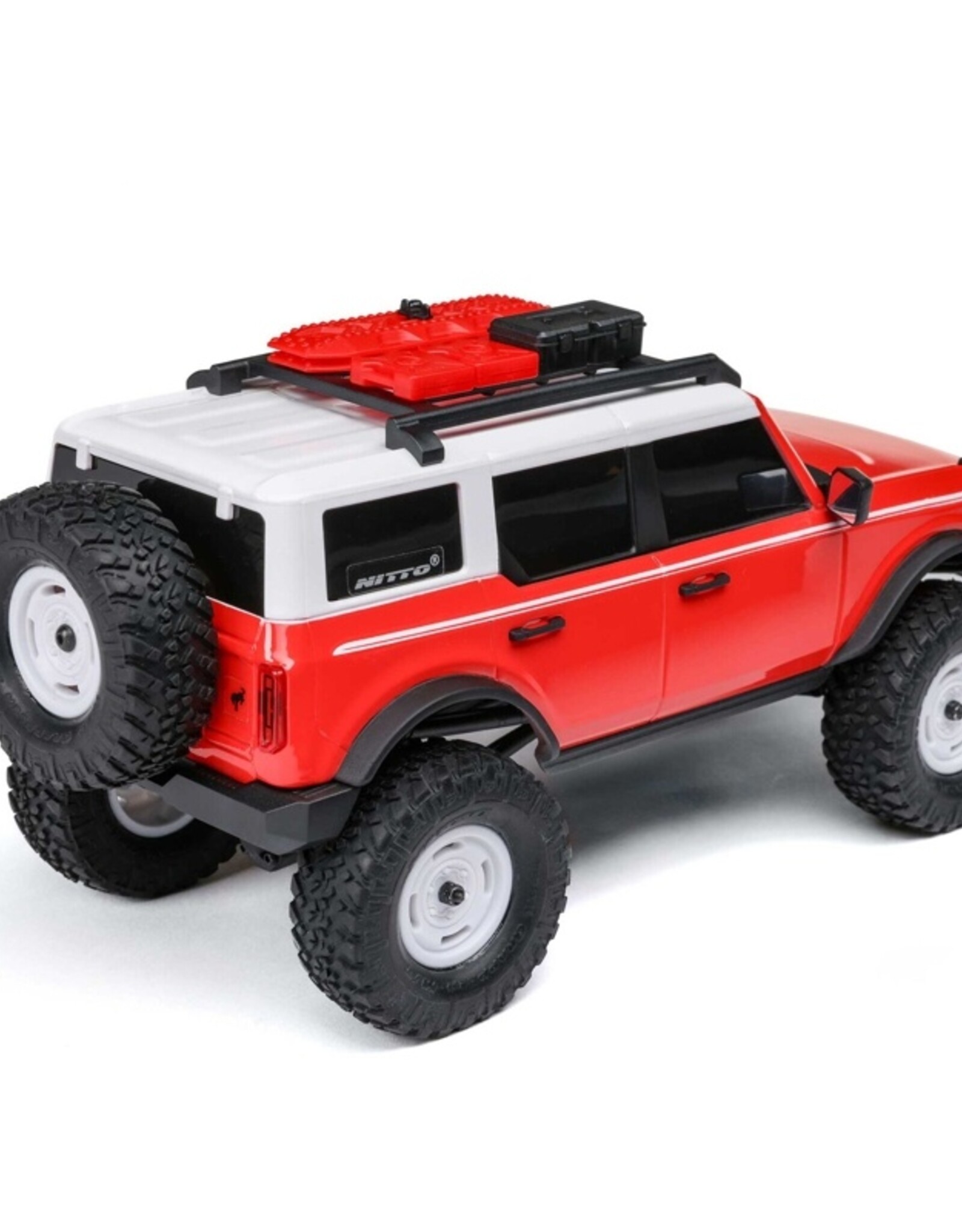 Axial AXI00006V2T6 1/24 SCX24 Ford Bronco Heritage Edition 4X4 RTR Brushed Rock Crawler (Battery & Charger Included), Red