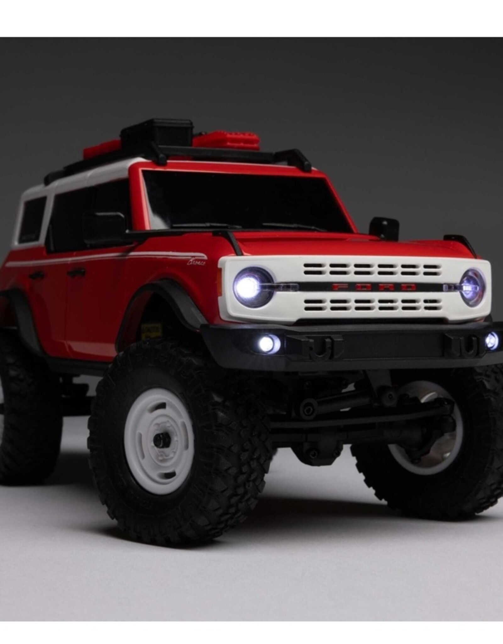 Axial AXI00006V2T6 1/24 SCX24 Ford Bronco Heritage Edition 4X4 RTR Brushed Rock Crawler (Battery & Charger Included), Red