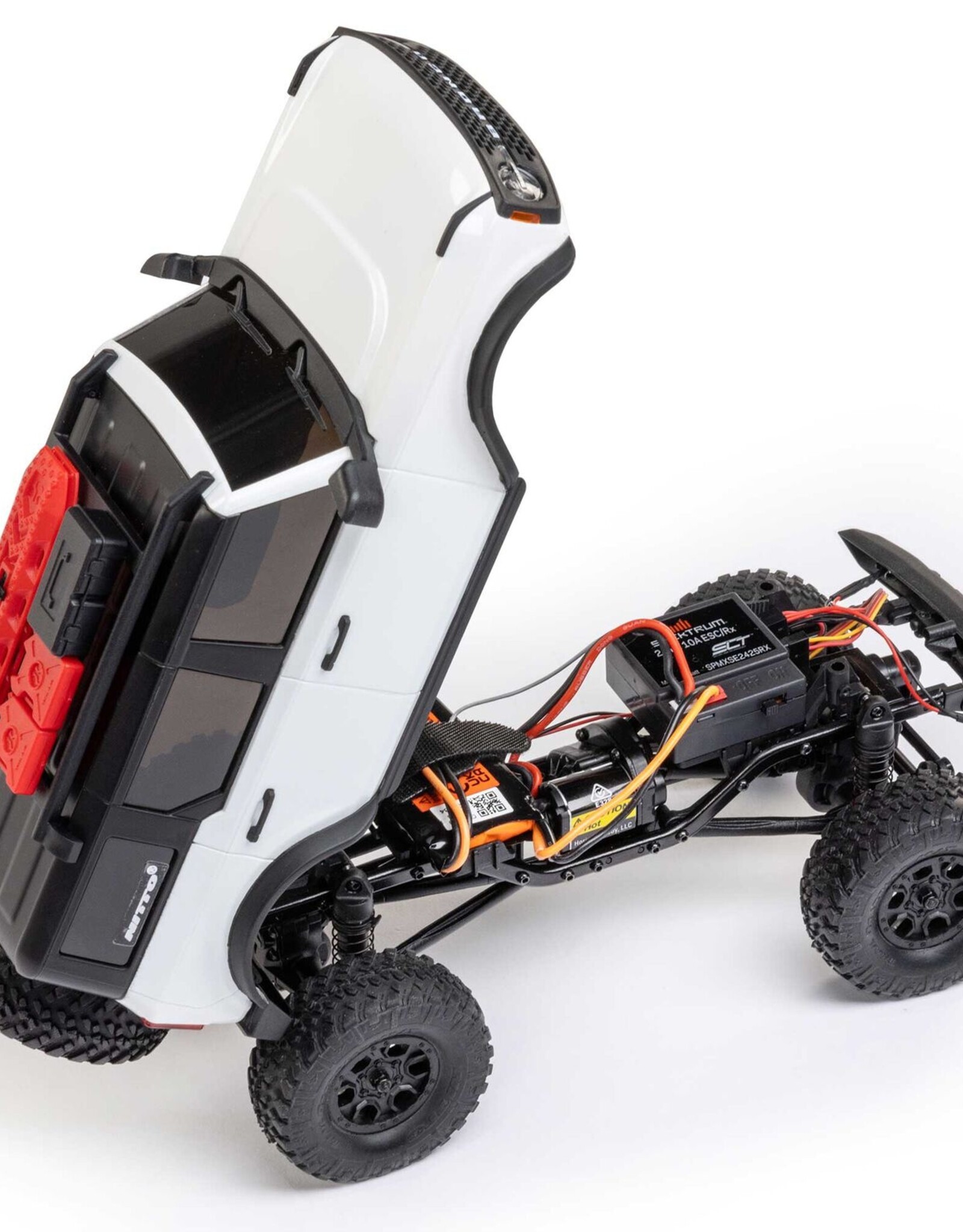 Axial AXI00006V2T6 1/24 SCX24 Ford Bronco Heritage Edition 4X4 RTR Brushed Rock Crawler (Battery & Charger Included), Red