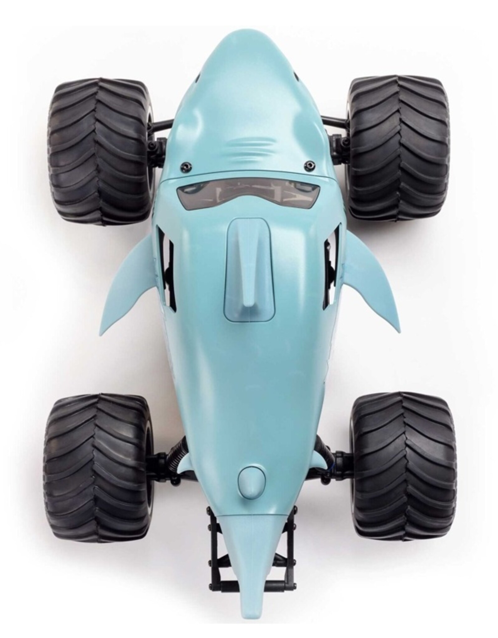 Losi LOS01026T3 1/18 Mini LMT Megalodon 2S 4X4 RTR Brushed Monster Truck, Blue