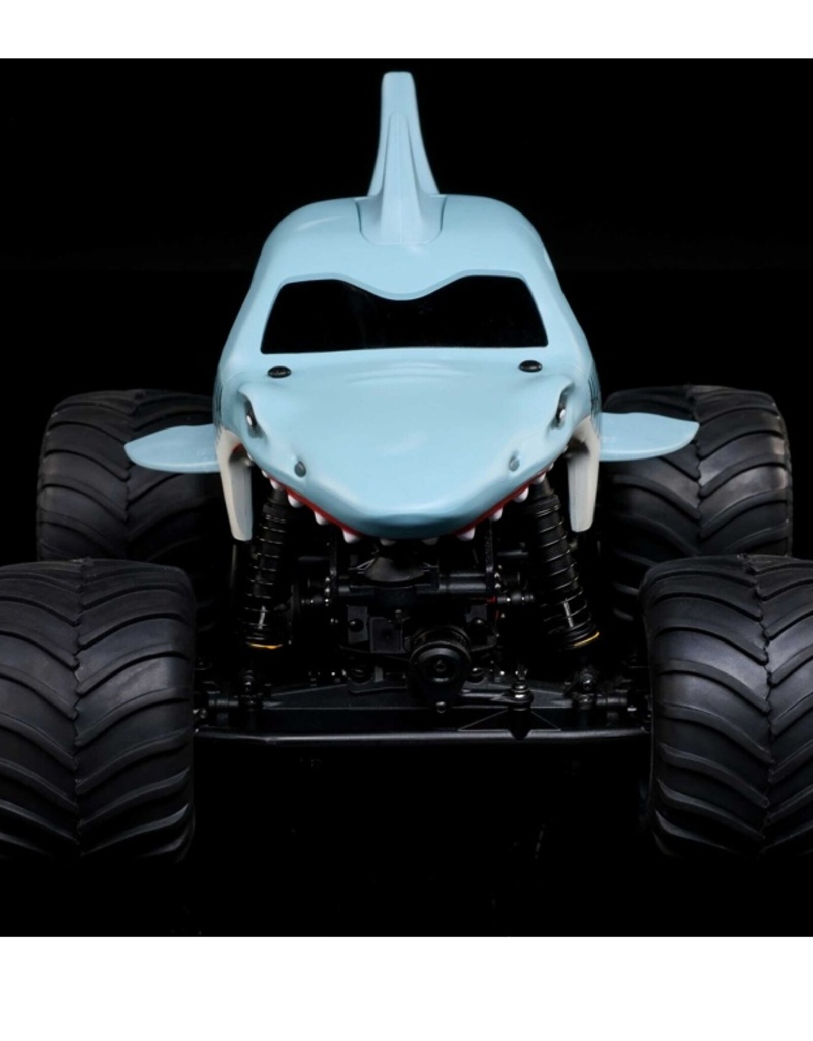 Losi LOS01026T3 1/18 Mini LMT Megalodon 2S 4X4 RTR Brushed Monster Truck, Blue