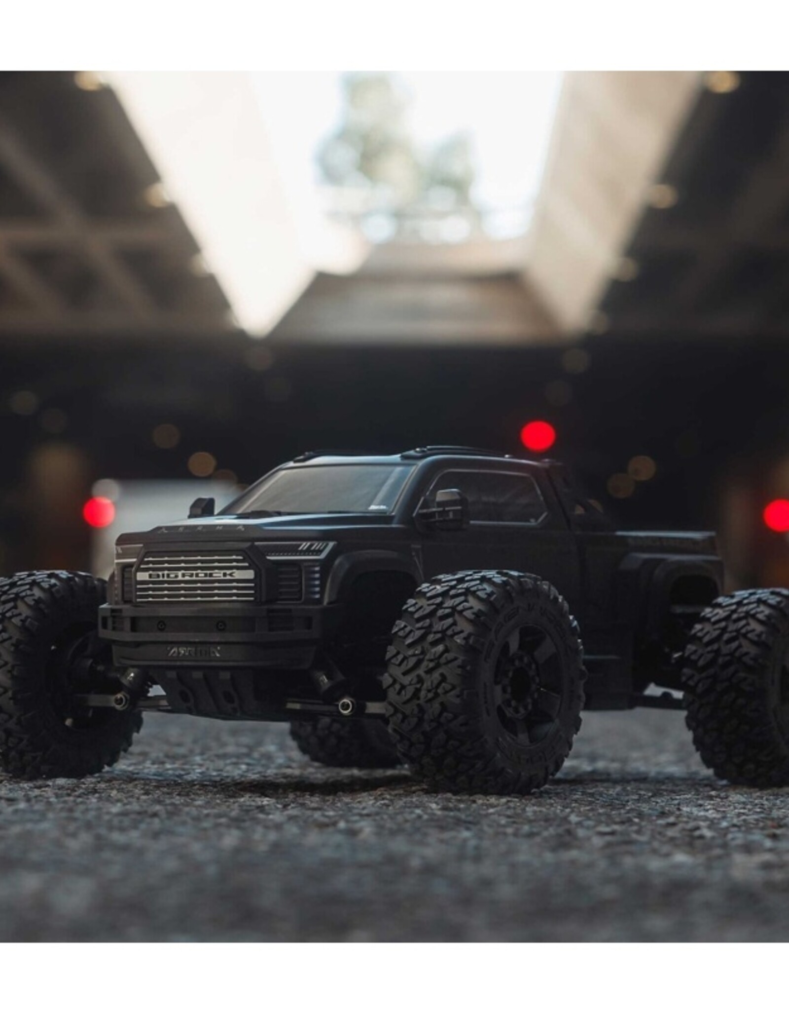 Arrma ARA4312V4T1 1/10 BIG ROCK 223S DSC 4X4 RTR Brushless Monster Truck, Black