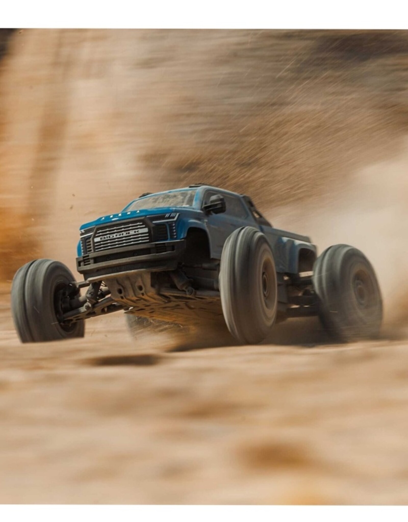Arrma ARA4312V4T3 1/10 BIG ROCK 223S DSC 4X4 RTR Brushless Monster Truck, Blue