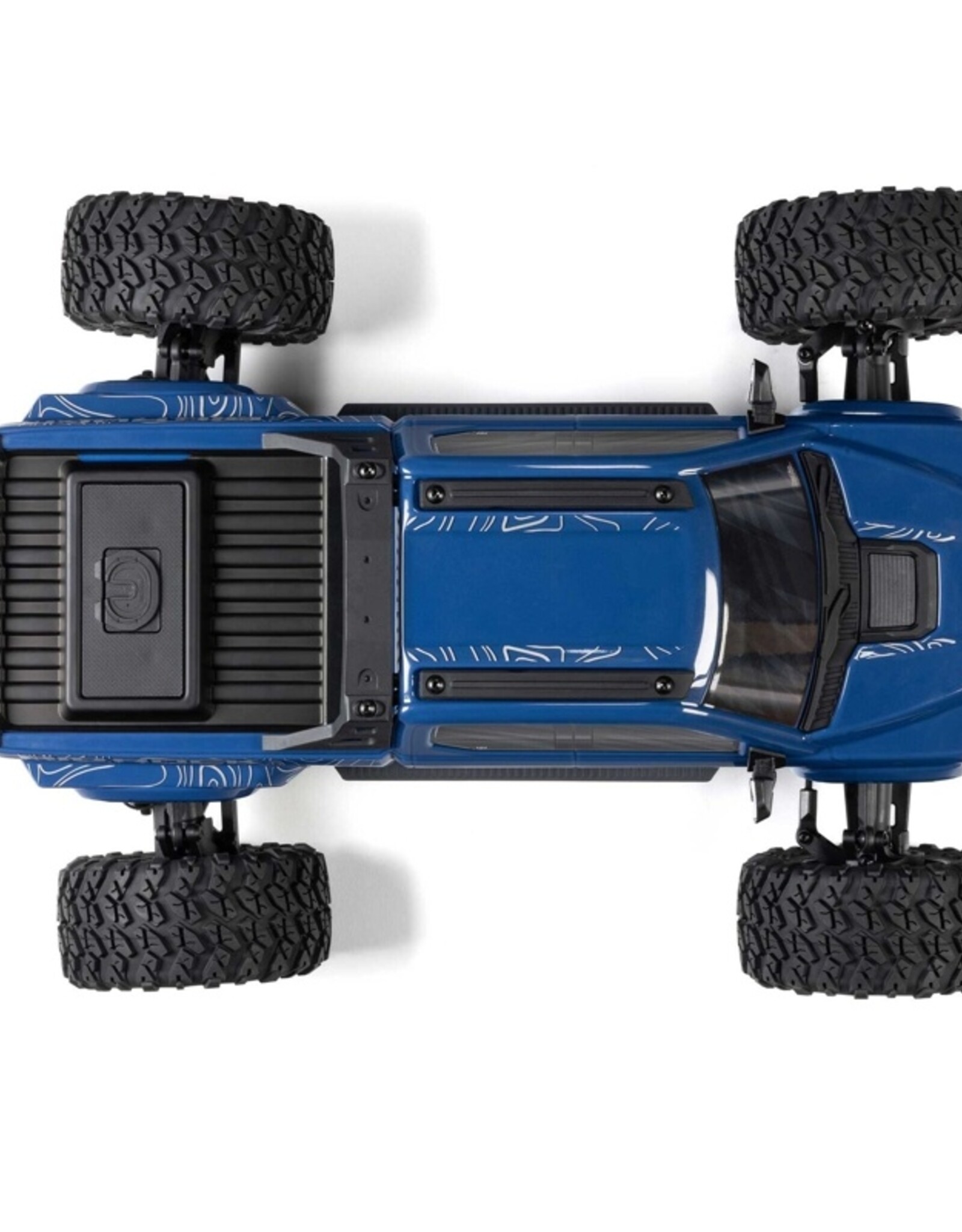 Arrma ARA4312V4T3 1/10 BIG ROCK 223S DSC 4X4 RTR Brushless Monster Truck, Blue