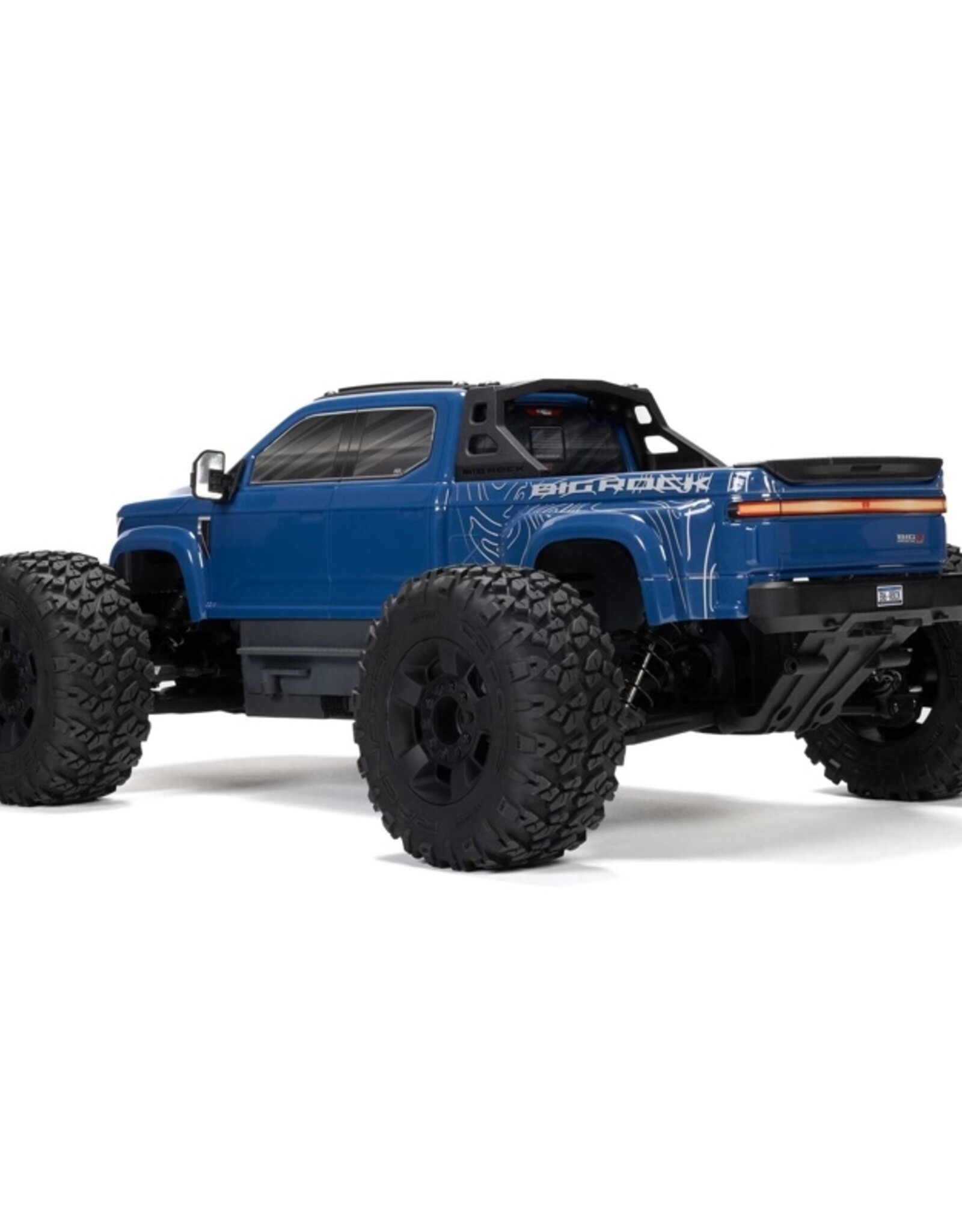 Arrma ARA4312V4T3 1/10 BIG ROCK 223S DSC 4X4 RTR Brushless Monster Truck, Blue