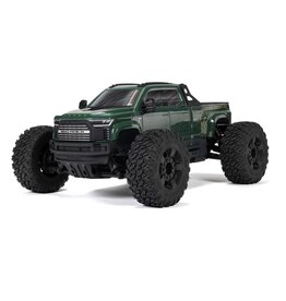 Arrma ARA4312V4T2 1/10 BIG ROCK 223S DSC 4X4 RTR Brushless Monster Truck, Green