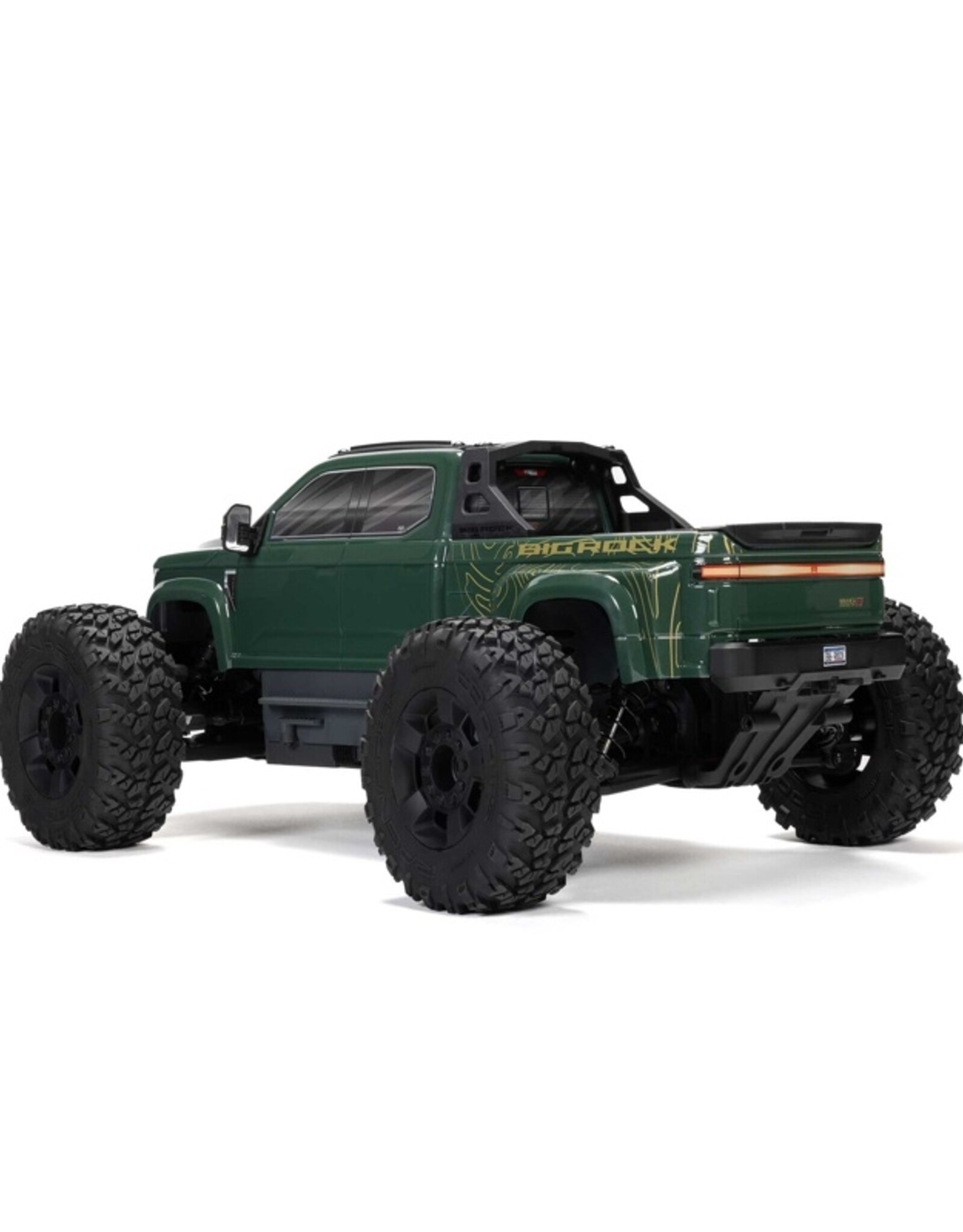 Arrma ARA4312V4T2 1/10 BIG ROCK 223S DSC 4X4 RTR Brushless Monster Truck, Green
