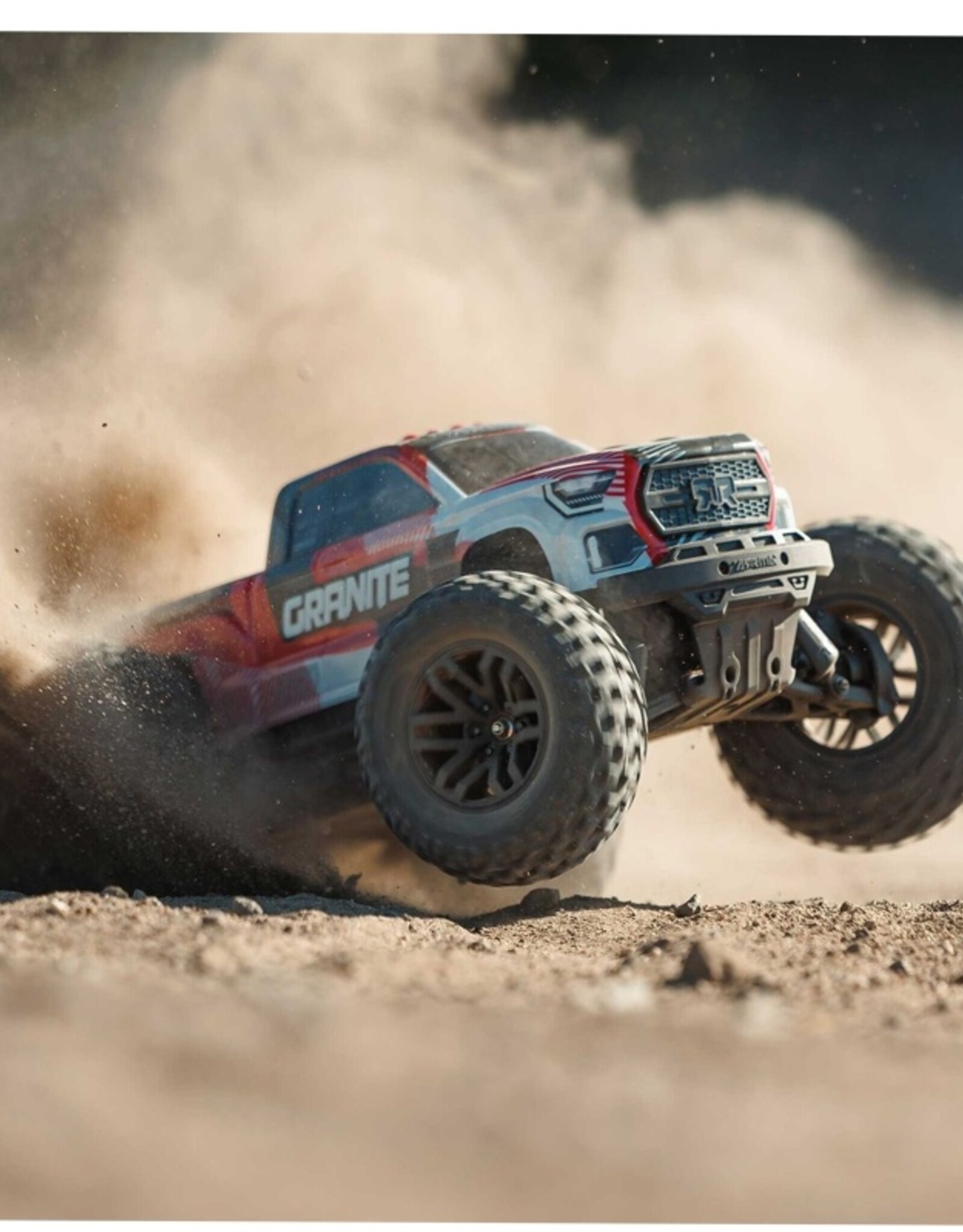 Arrma ARA4302V4T2 1/10 GRANITE 223S DSC 4X4 RTR Brushless Monster Truck, Red