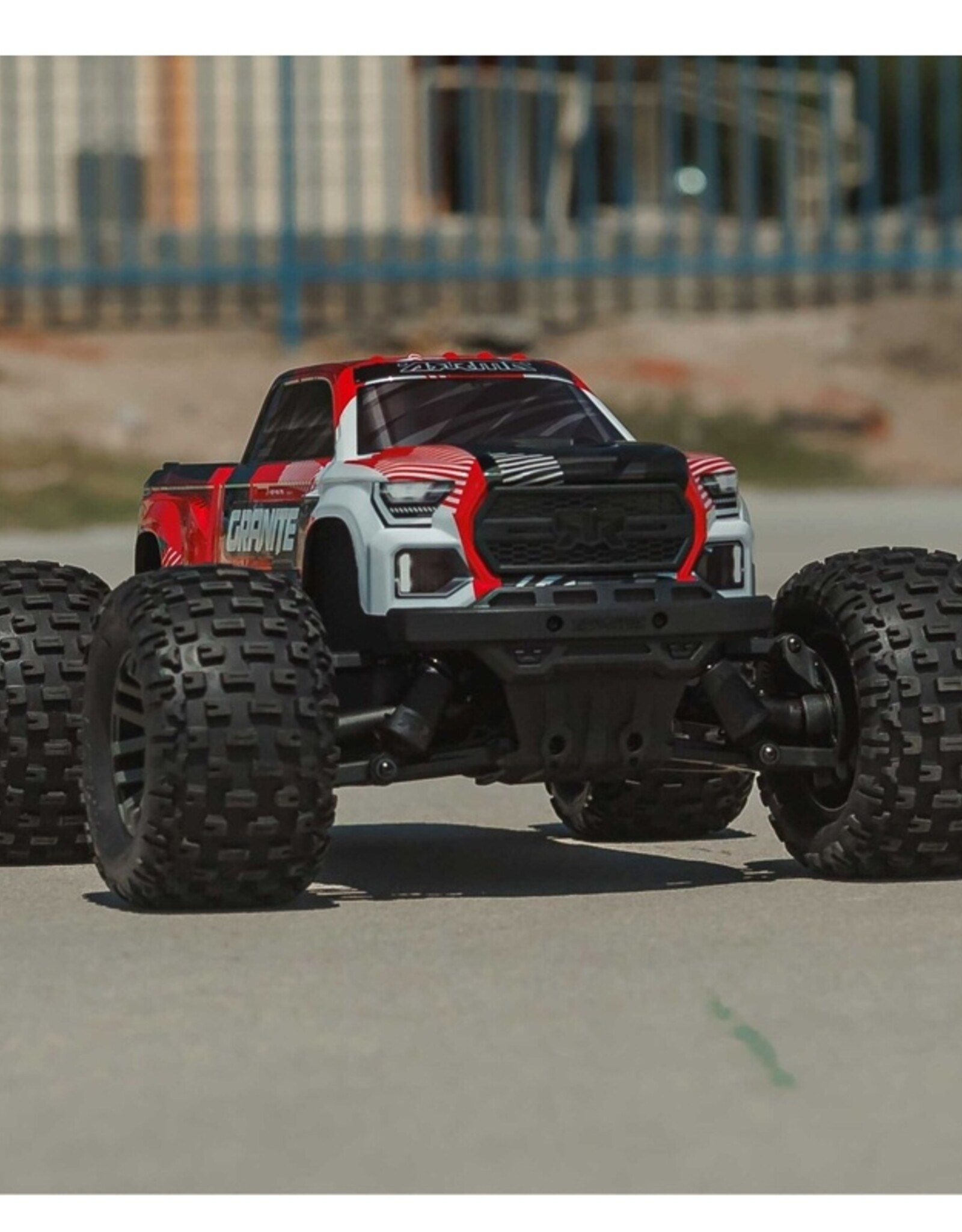 Arrma ARA4302V4T2 1/10 GRANITE 223S DSC 4X4 RTR Brushless Monster Truck, Red