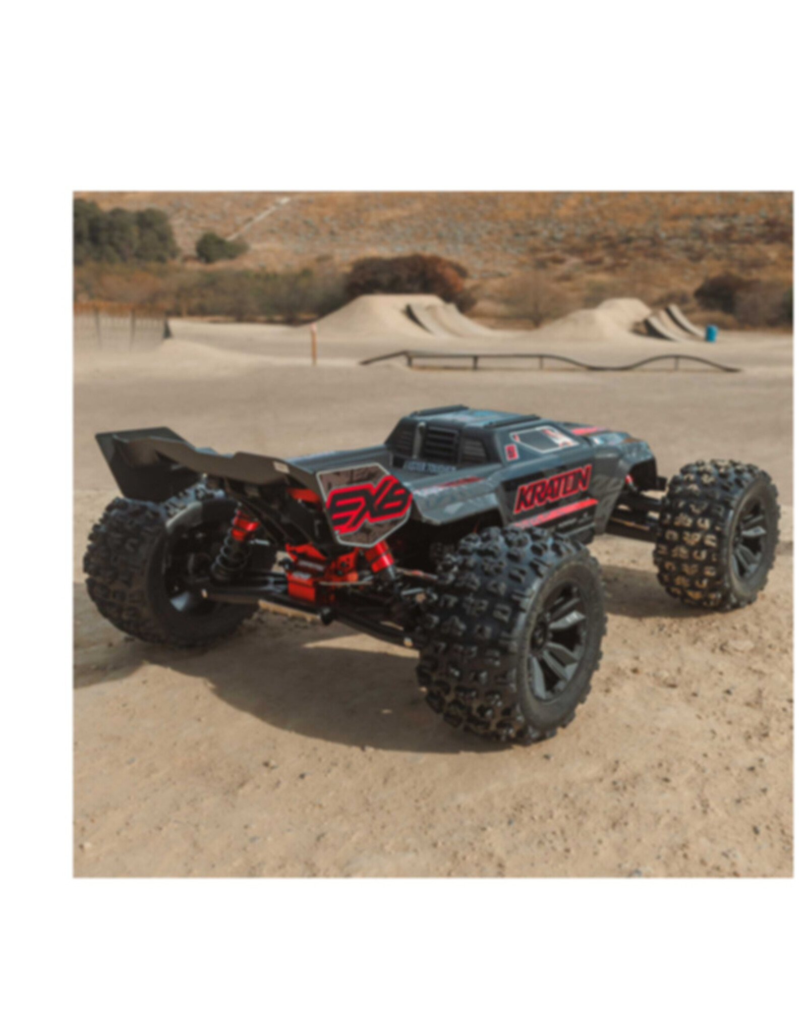 Arrma ARA8708V6T1 1/8 KRATON 6S EXB 4X4 RTR Brushless Speed Truck, BLACK