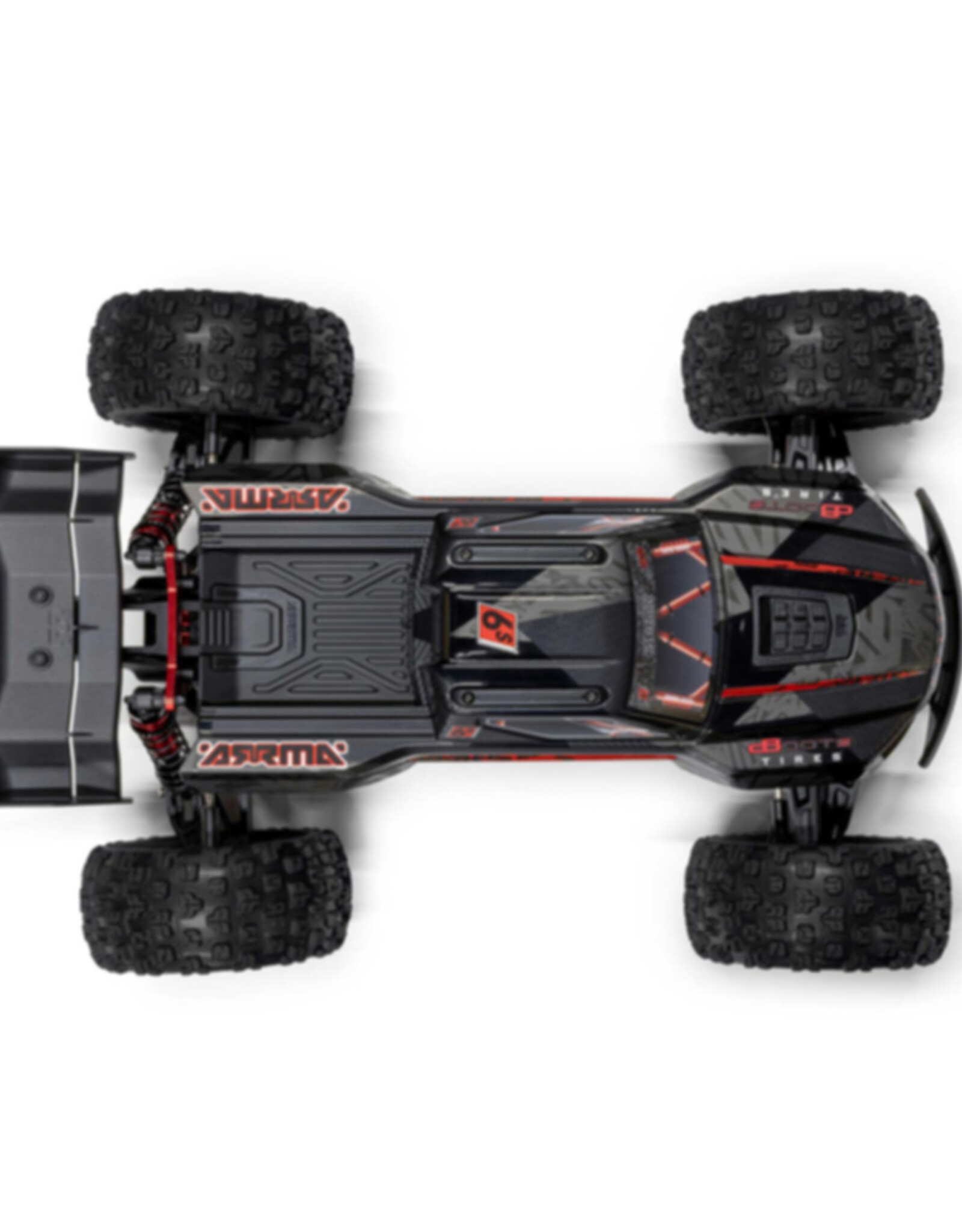 Arrma ARA8708V6T1 1/8 KRATON 6S EXB 4X4 RTR Brushless Speed Truck, BLACK