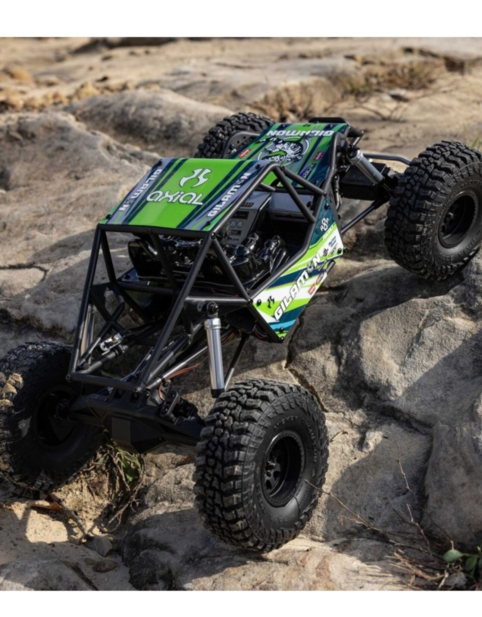 Axial AXI-1207T1 1/8 AXP8 Gilamon 2.2 4X4 RTR Brushed Trail Buggy, Green
