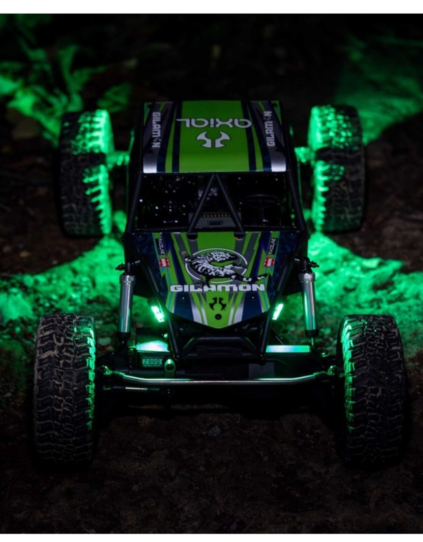 Axial AXI-1207T1 1/8 AXP8 Gilamon 2.2 4X4 RTR Brushed Trail Buggy, Green