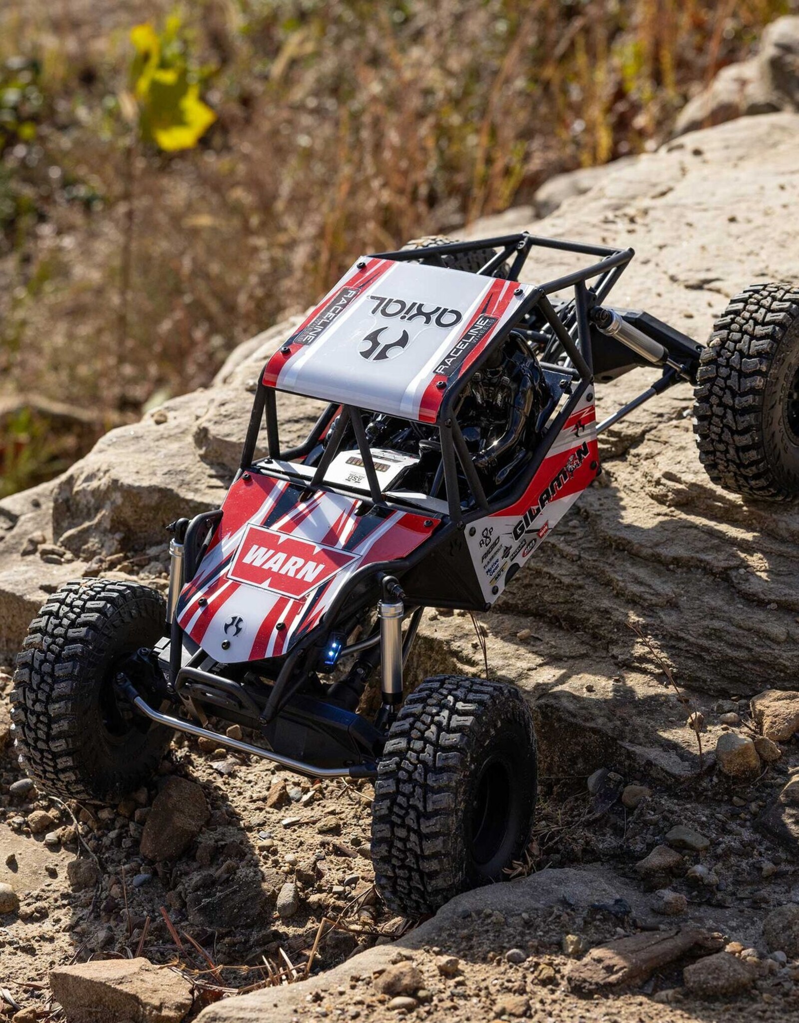 Axial AXI-1207T2 1/8 AXP8 Gilamon 2.2 4X4 RTR Brushed Trail Buggy, Red