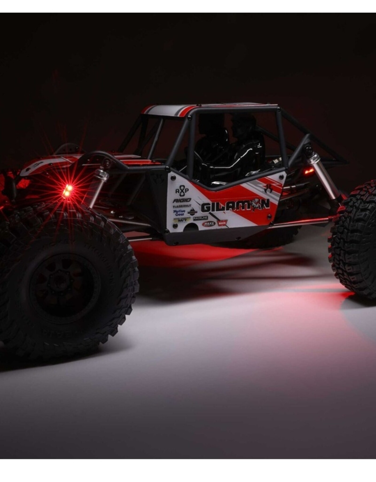 Axial AXI-1207T2 1/8 AXP8 Gilamon 2.2 4X4 RTR Brushed Trail Buggy, Red