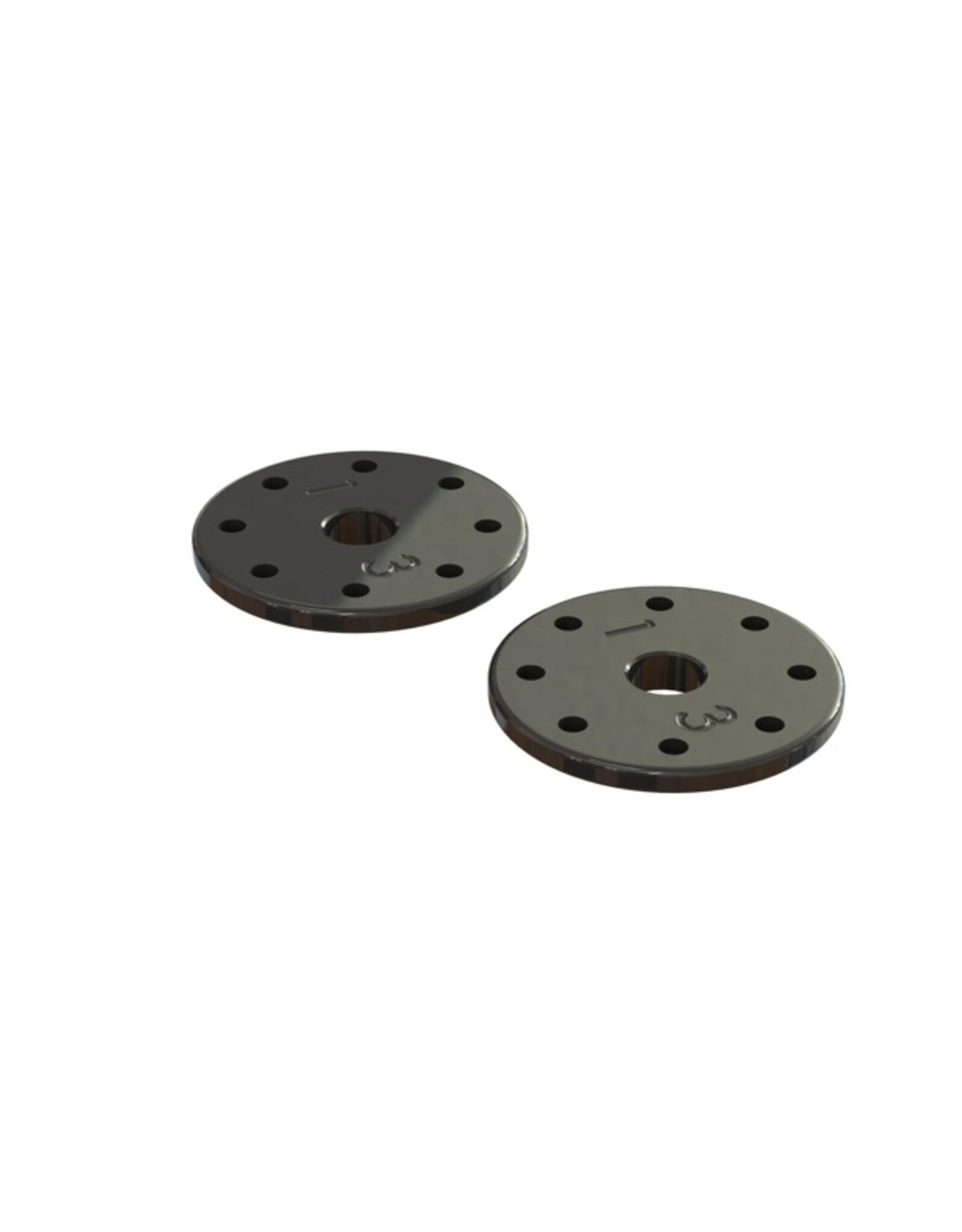 Arrma ARA330843 Machined Shock Piston, Tapered, 8x1.3mm Hole (2)
