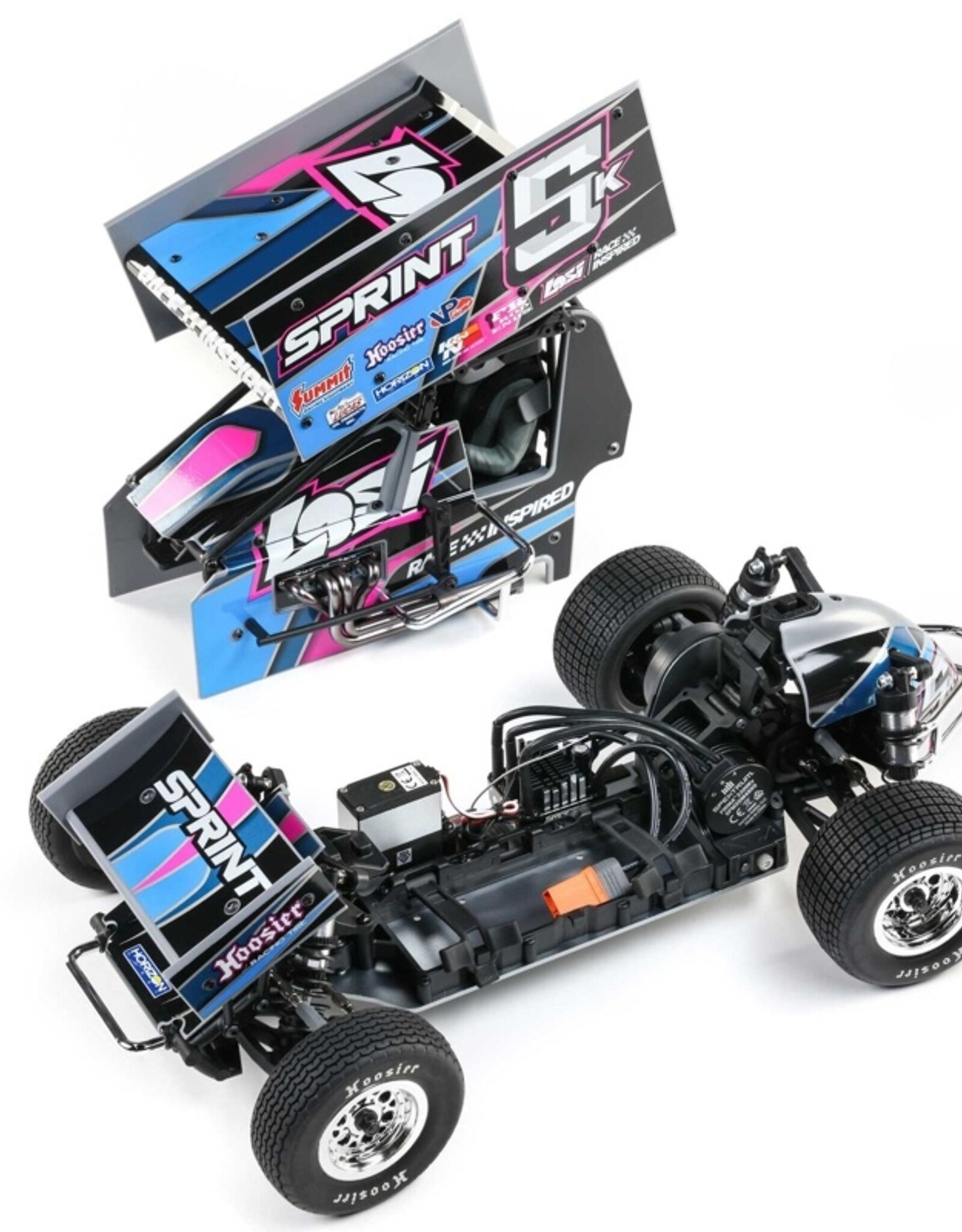 Losi LOS-1387T1 1/10 22S Sprint 2WD RTR, Blue