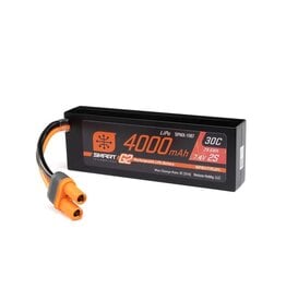 spektrtum SPMX-1087 7.4V 4000mAh 2S 30C Smart G2 Hardcase LiPo Battery: IC5