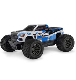 Arrma ARA4202V4T2 1/10 GRANITE MEGA 665 4X4 RTR Brushed Monster Truck, Blue