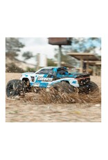 Arrma ARA4202V4T2 1/10 GRANITE MEGA 665 4X4 RTR Brushed Monster Truck, Blue