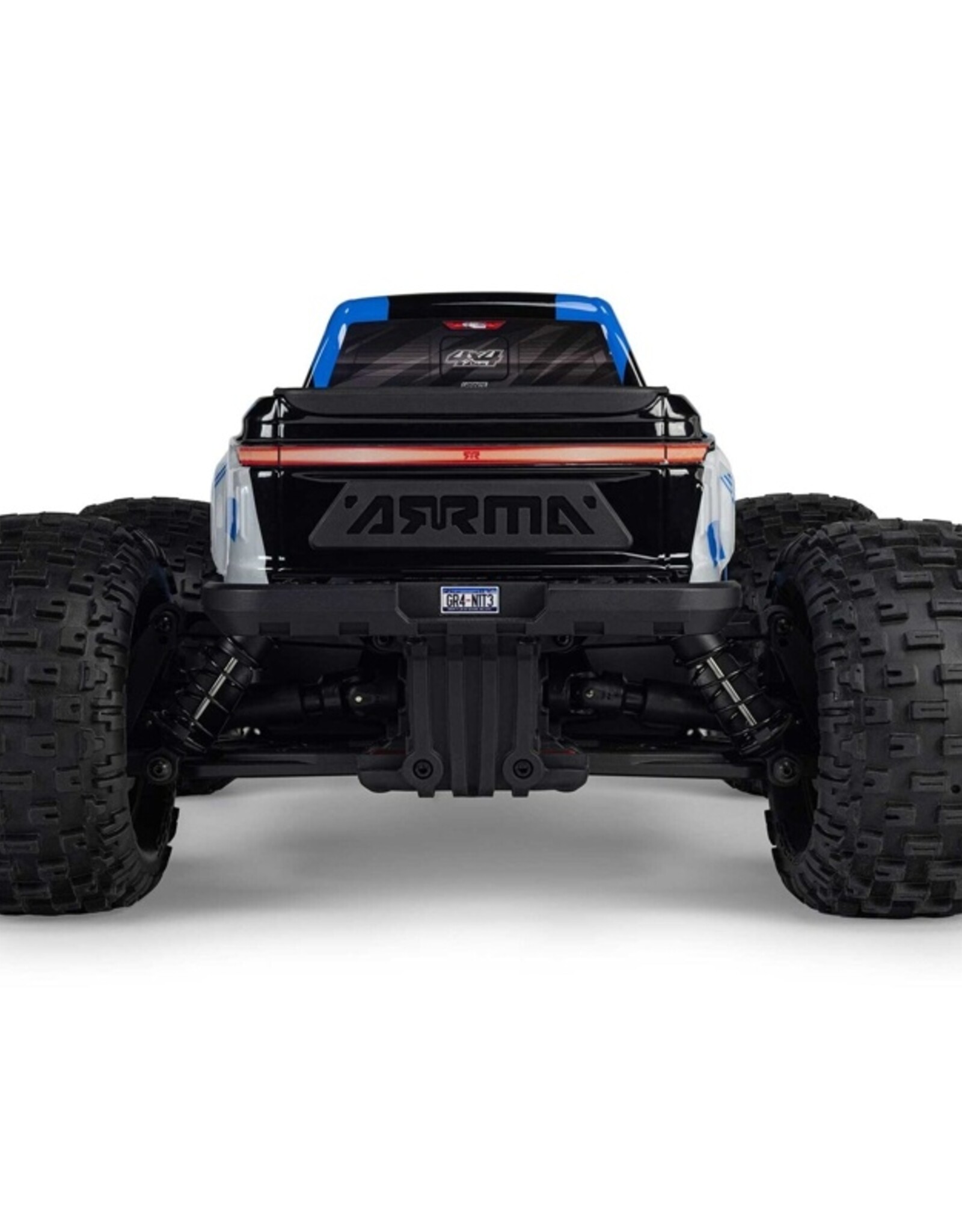 Arrma ARA4202V4T2 1/10 GRANITE MEGA 665 4X4 RTR Brushed Monster Truck, Blue