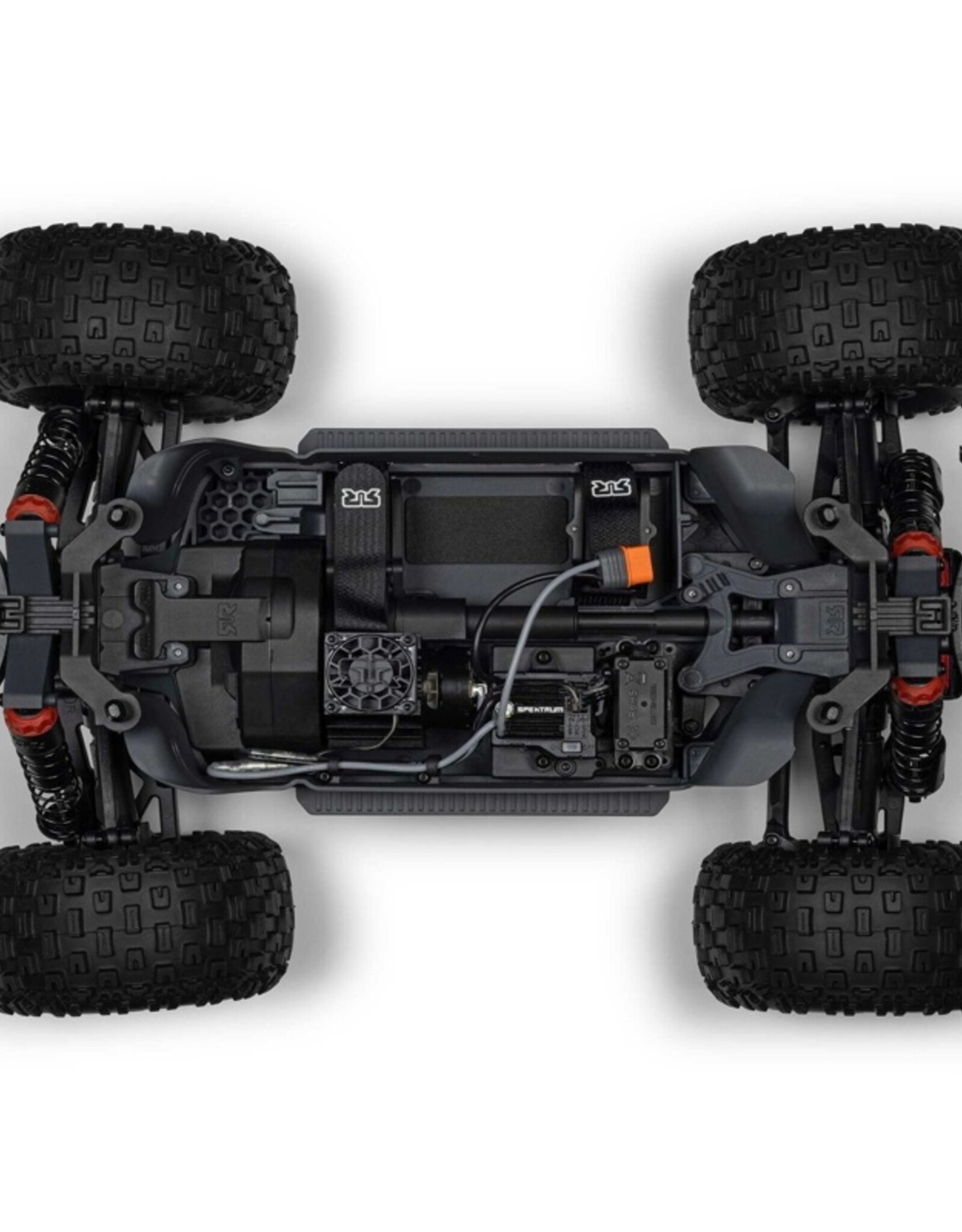 Arrma ARA4202V4T2 1/10 GRANITE MEGA 665 4X4 RTR Brushed Monster Truck, Blue