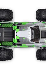 Arrma ARA4202V4T1 1/10 GRANITE MEGA 665 4X4 RTR Brushed Monster Truck, Green