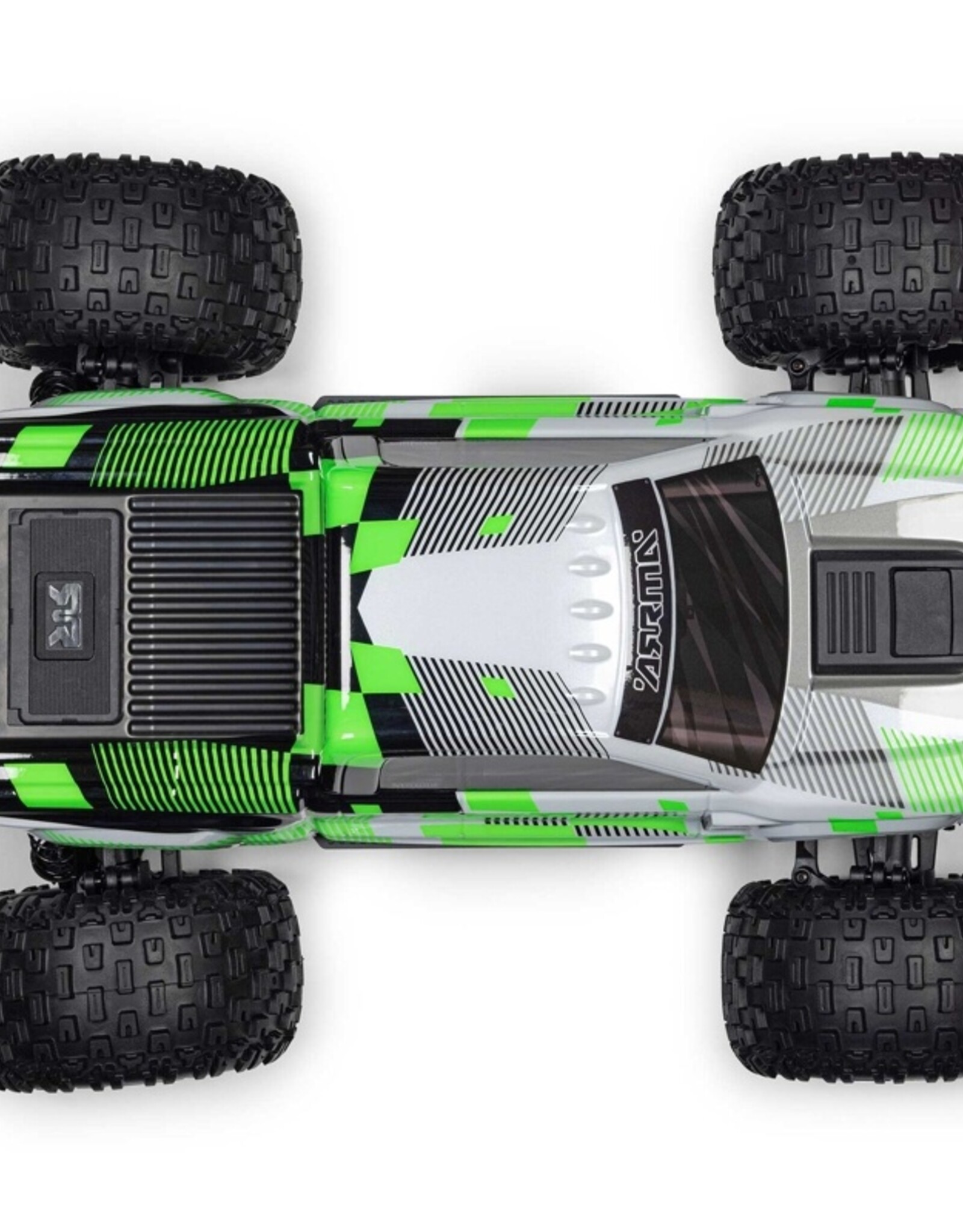 Arrma ARA4202V4T1 1/10 GRANITE MEGA 665 4X4 RTR Brushed Monster Truck, Green