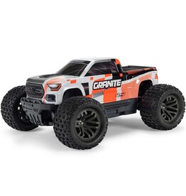 Arrma ARA4202V4T3 1/10 GRANITE MEGA 665 4X4 RTR Brushed Monster Truck, Orange