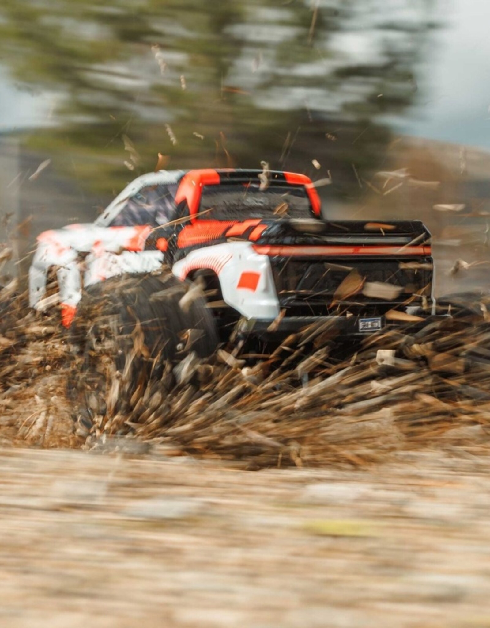 Arrma ARA4202V4T3 1/10 GRANITE MEGA 665 4X4 RTR Brushed Monster Truck, Orange