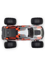 Arrma ARA4202V4T3 1/10 GRANITE MEGA 665 4X4 RTR Brushed Monster Truck, Orange