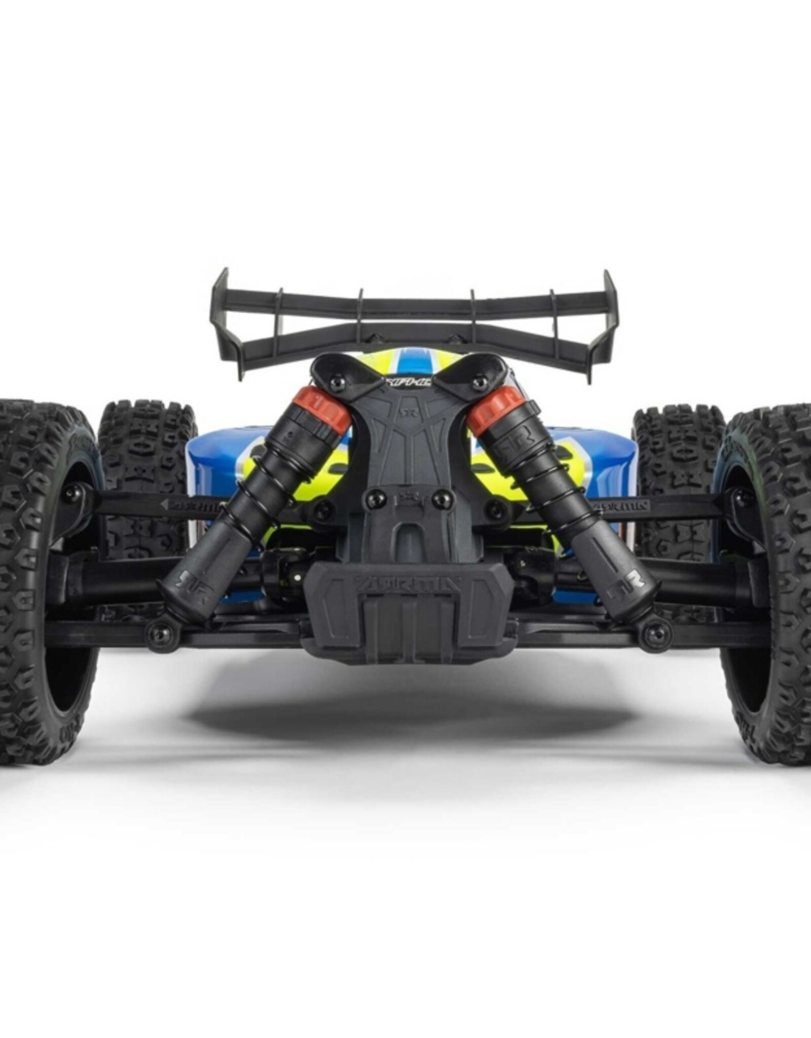 Arrma ARA4206V4T1 1/8 TYPHON MEGA 665 4X4 RTR Brushed Buggy, Blue