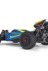 Arrma ARA4206V4T1 1/8 TYPHON MEGA 665 4X4 RTR Brushed Buggy, Blue