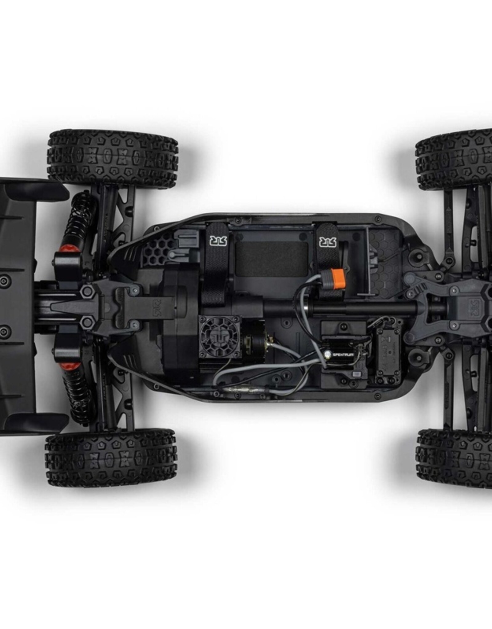 Arrma ARA4206V4T1 1/8 TYPHON MEGA 665 4X4 RTR Brushed Buggy, Blue