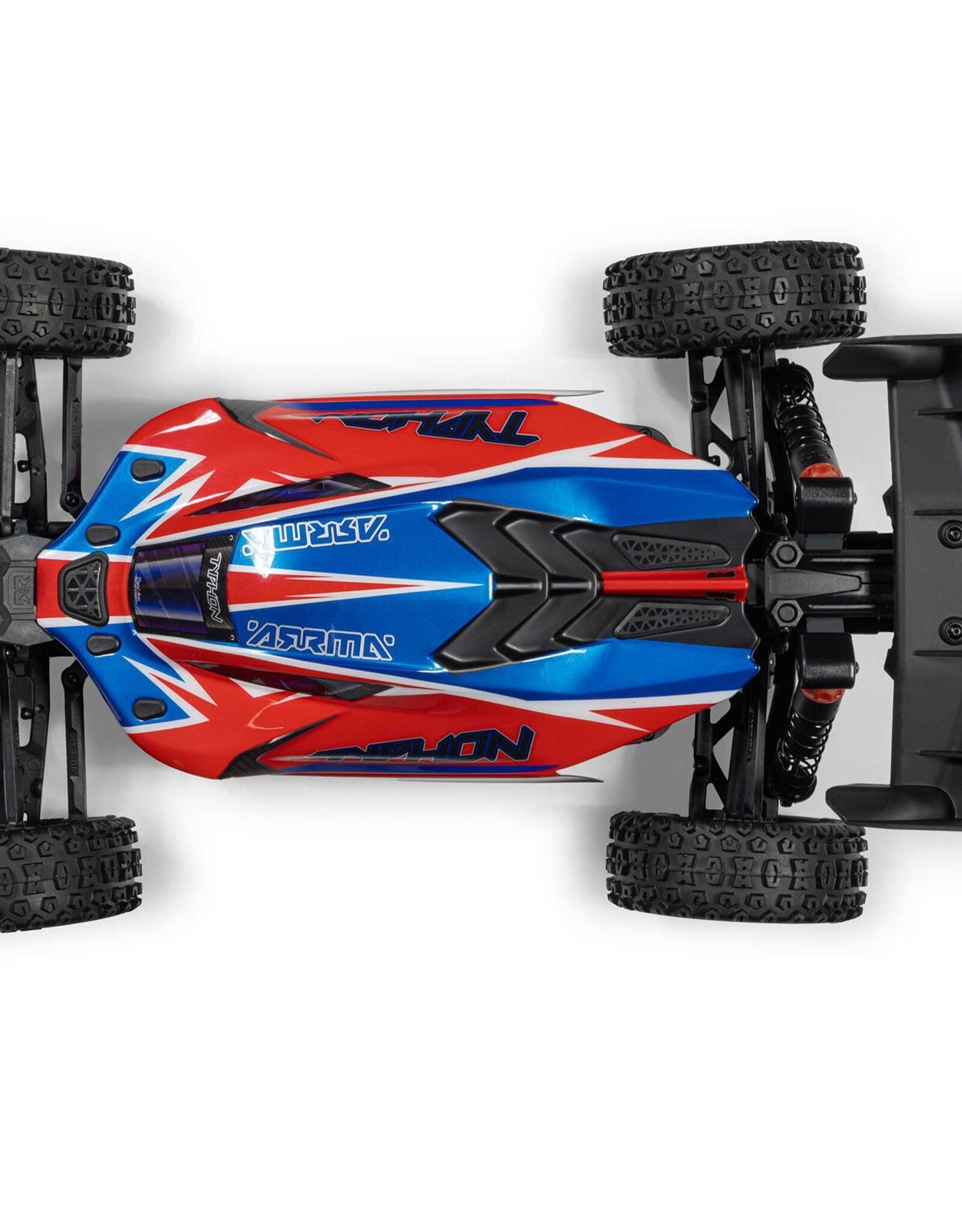 Arrma ARA4206V4T3	1/8 TYPHON 4X4 RTR Brushed Buggy, Red