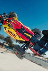 Arrma ARA4206V4T2 1/8 TYPHON MEGA 665 4X4 RTR Brushed Buggy, Yellow