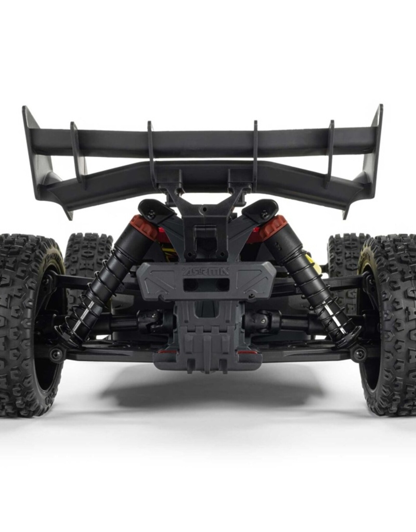 Arrma ARA4206V4T2 1/8 TYPHON MEGA 665 4X4 RTR Brushed Buggy, Yellow
